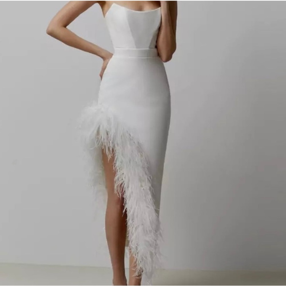 White Feather Dress